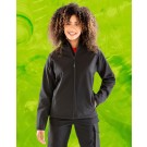 Drabužiai reklamai (Women's Recycled 3-Layer Hooded Softshell), Result Genuine Recycled R911F