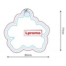 Kvapai su Jūsų logo, banguotas apskritimas