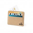 Reklaminė atributika su logotipu (Cork credit card holder, RFID protection)