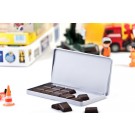 Balta šokoladui dėžutė, 190 x 95 x 10 mm 