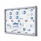 Vidinė užrakinama vitrina su stumdomomis durimis 8x A4