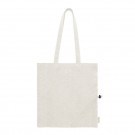 Reklaminė atributika su logotipu (Recycled cotton shopping bag, foldable)