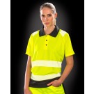 Drabužiai reklamai (Recycled Safety Polo Shirt), Result Genuine Recycled R501X