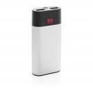 4,000 mAh POWERBANK su skaitmeniniu ekranu, sidabro spalvos