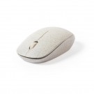 Reklaminė atributika su logotipu (Wheat straw wireless computer mouse)