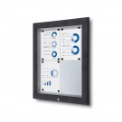 Lauko užrakinama vitrina 4x A4 RAL 7016