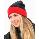 Drabužiai reklamai (Recycled Black Compass Beanie), Result Genuine Recycled RC930X