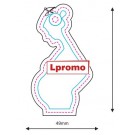 Automobiliniai kvapai su spauda, moteris, siluetas, besilaukianti