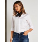 Womens Tailored Fit Continental Blouse. Moteriški marškiniai, Kustom Kit KK715