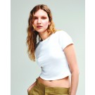 Drabužiai reklamai (Women's Micro Rib Baby Tee), Bella+Canvas 1010