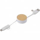 Reklaminė atributika su logotipu (Retractable charging cable)