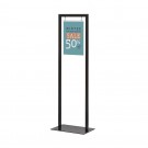 Plakato stovas su pasukama A4 rėmeliu