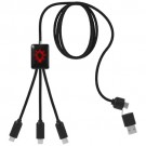 Reklaminė atributika: SCX.design C28 5-in-1 extended charging cable
