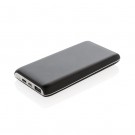 8.000 mAh  light up logo belaidis PowerBank, juodos spalvos