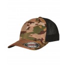 Drabužiai reklamai (Multicam Trucker Mesh Cap), Flexfit 6511MC