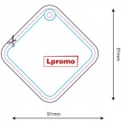 Automobiliniai kvapai su logo, rombas