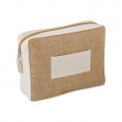 Reklaminė atributika su logotipu (Jute cosmetic bag)