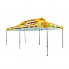 Reklaminė palapinė aliuminė 300x600 cm (rėmas, stogas, 3 sienos)