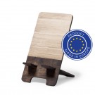 Reklaminė atributika su logotipu (Wooden phone stand, foldable)