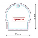 Reklaminiai oro gaivikliai, apskritimas su kvadratine apačia