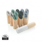 Verslo dovanos: (en:Wooden scatter set)