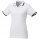 Reklaminė atributika: Fairfield short sleeve womens polo with tipping