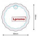 Reklaminis kvapas, apskritimamas banguotas