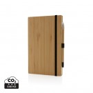 Verslo dovanos: (en:Bamboo notebook and infinity pencil set)