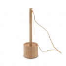 Reklaminė atributika su logotipu (B'RIGHT bamboo ball pen with stand | Lavina)