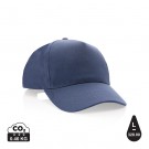 Verslo dovanos: (en:Impact 5 panel 190gr Recycled cotton cap with AWARE™ tracer)