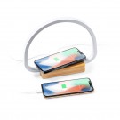 Reklaminė atributika su logotipu (Desk lamp, bamboo wireless charger 10W)
