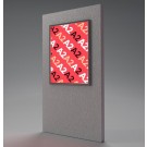 Fiksuojamas rėmas A2 su LED apšvietimu, 30 mm storio