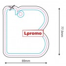 Automobilių kvapai‎ su reklamine žinute, forma lpf1109