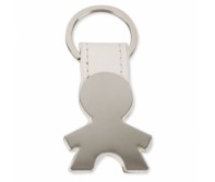 Vyriško silueto metalinis raktų pakabukas