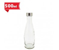 Stiklo vandens butelis 0,5L AQUA S