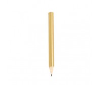 Auksinės spalvos medinis pieštukas
