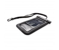 IPX8 neperšlampamas plūduriuojantis telefoninis krepšys, juodos spalvos