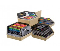 Platus meno rinkinys ARTIST  (pieštukai, spalvoti pieštukai, žymekliai, dažai)