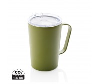 Verslo dovanos: (en:RCS Recycled stainless steel modern vacuum mug with lid)