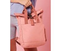 Drabužiai reklamai (Recycled Mini Twin Handle Roll-Top Backpack), Bagbase BG118S