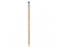 Medinis pieštukas su spalvotu trintuku 