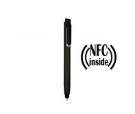 Reklaminė atributika su logotipu (Ball pen with NFC chip, touch pen | Henrietta)