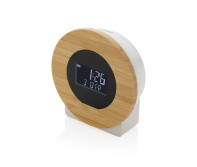 Verslo dovanos: (en:Utah RCS rplastic and bamboo LCD desk clock)