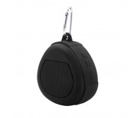 Reklaminė atributika su logotipu (Wireless speaker 5W Air Gifts with carabiner | Justice)