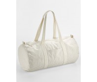 Drabužiai reklamai (Striped Organic Cotton Barrel Bag), Westford Mill W258