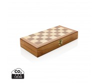 Verslo dovanos: (en:Luxury wooden foldable chess set)