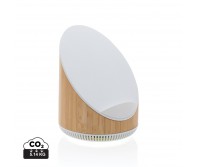 Verslo dovanos: (en:Ovate bamboo 5W speaker with 15W wireless charger)