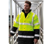 Vyriškas dvispalvis saugus paltas, Result Safe-Guard R452X
