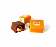 Šokolado saldainiai „Rocher“ su logotipu