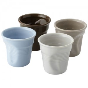Milano firmos 4-ių dalių keramikos espresokavos  puodelio rinkinys
